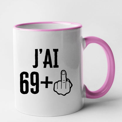 Mug J'ai 70 ans 69 + 1