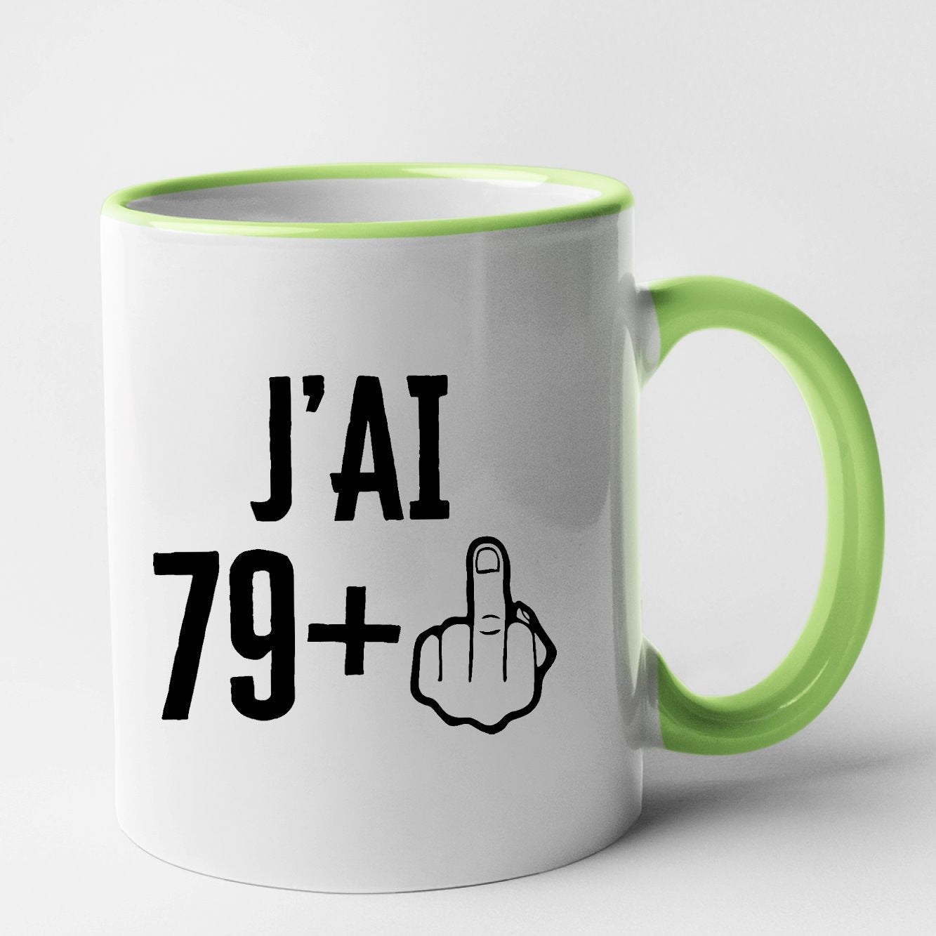 Mug J'ai 80 ans 79 + 1