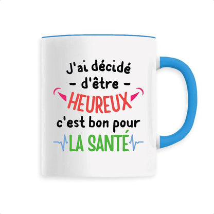 Mug J'ai décidé d'être heureux