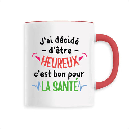 Mug J'ai décidé d'être heureux