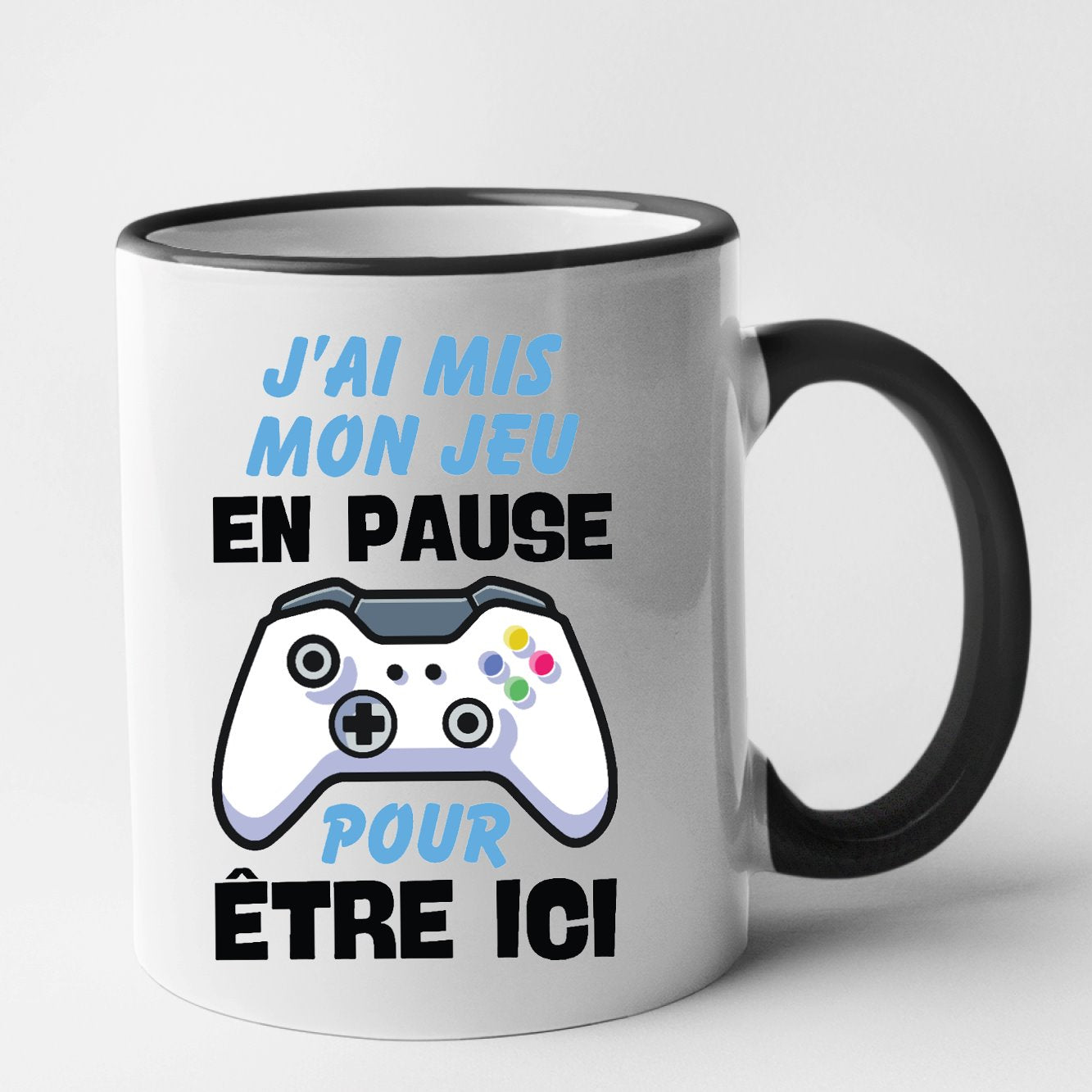 Mug J'ai mis mon jeu en pause pour être ici