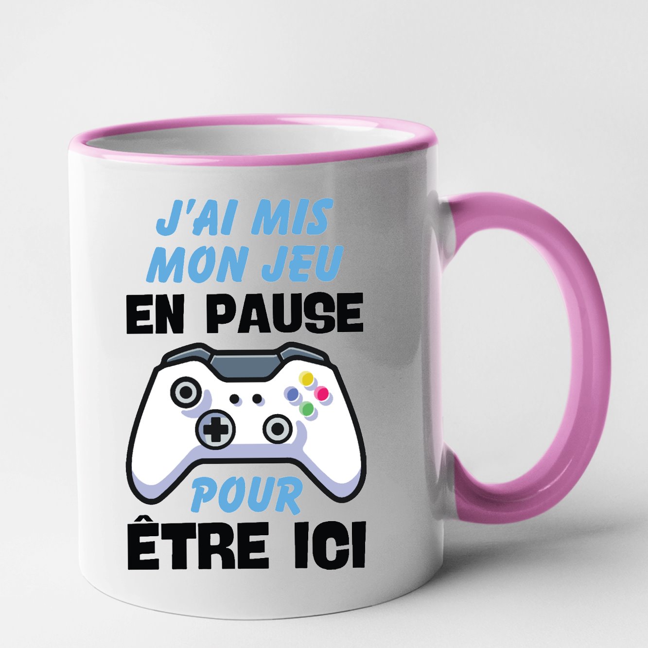 Mug J'ai mis mon jeu en pause pour être ici