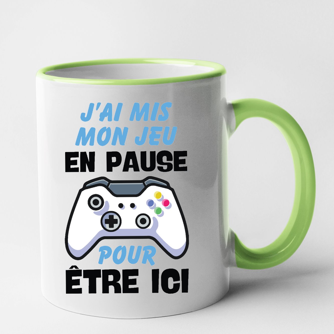 Mug J'ai mis mon jeu en pause pour être ici