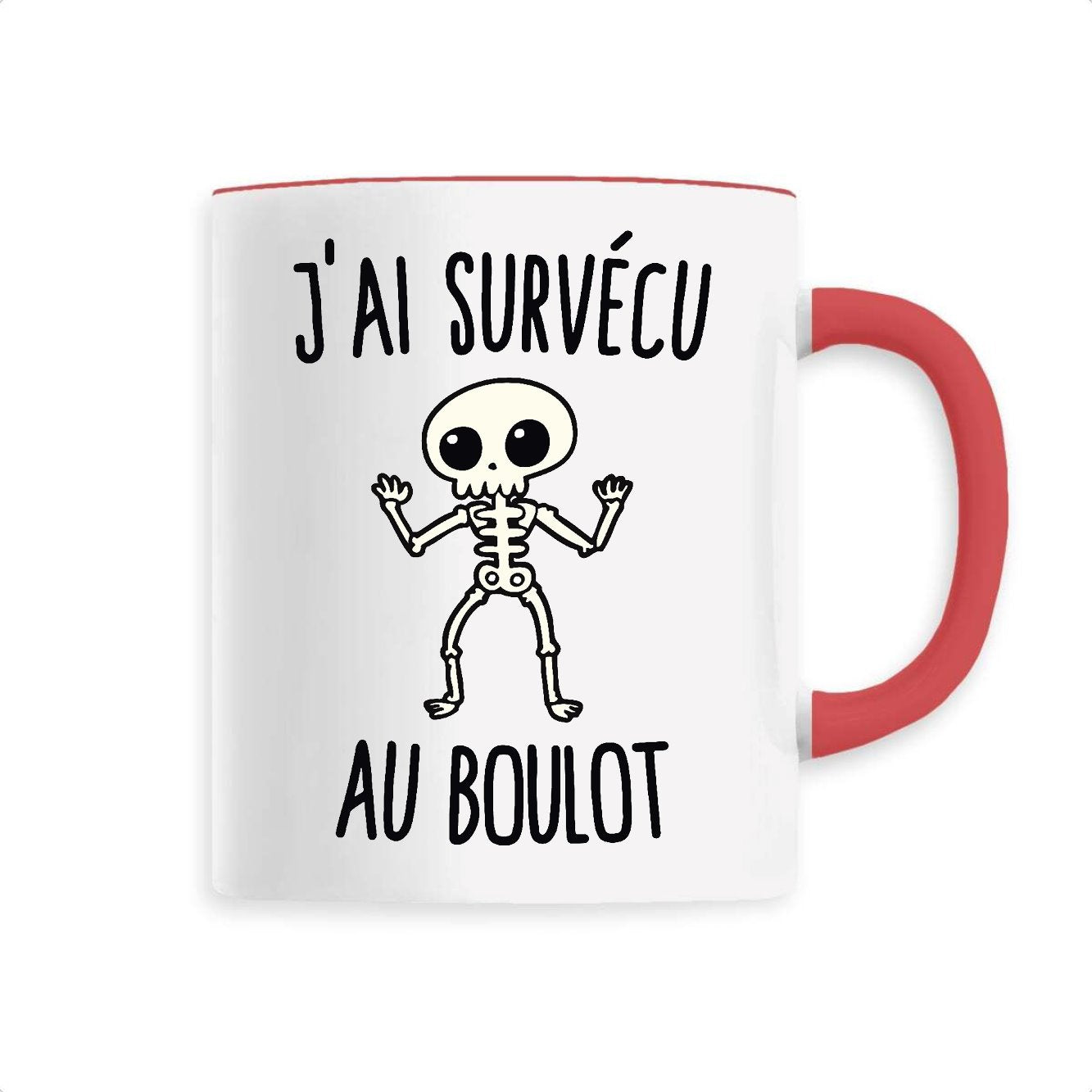 Mug J'ai survécu au boulot