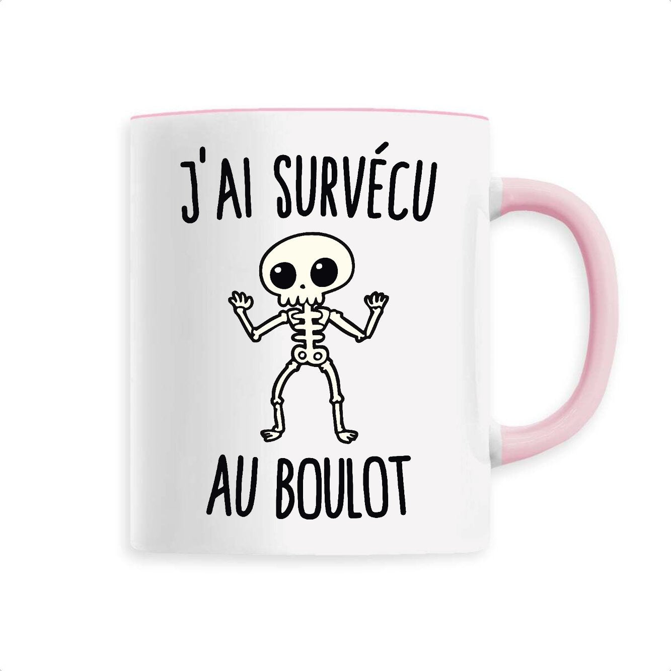 Mug J'ai survécu au boulot