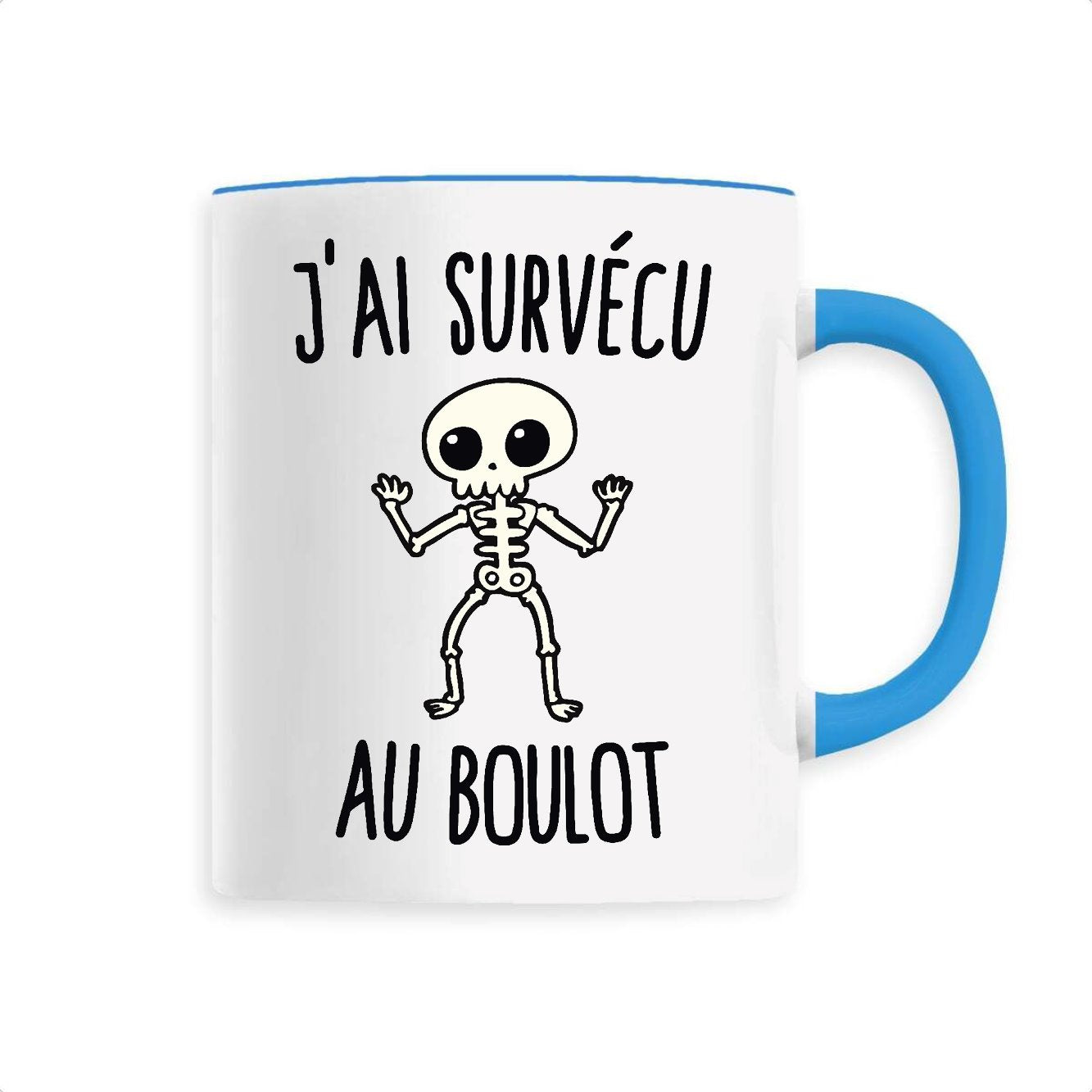 Mug J'ai survécu au boulot