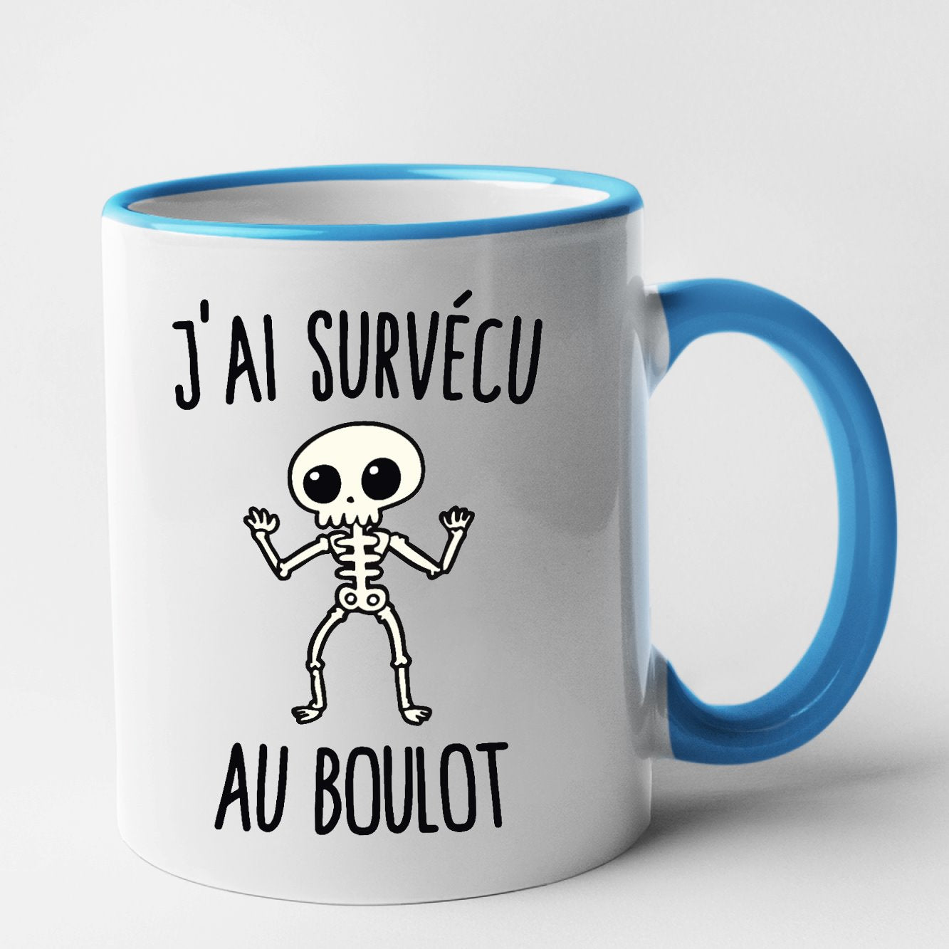 Mug J'ai survécu au boulot