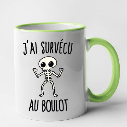 Mug J'ai survécu au boulot