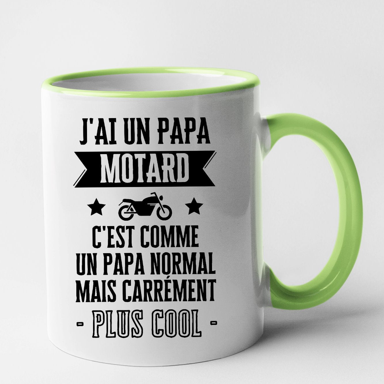 Mug J'ai un papa motard