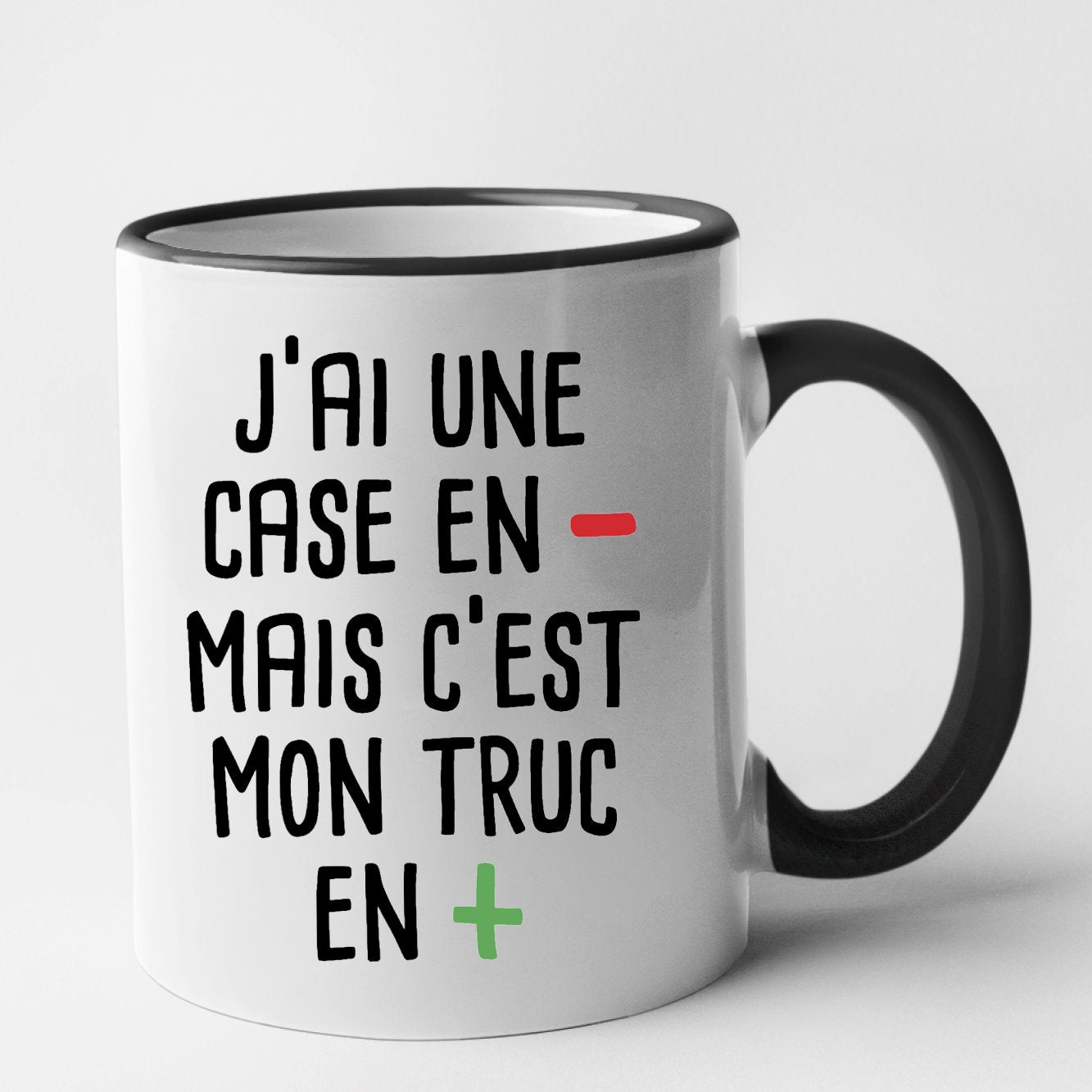 Mug J'ai une case en moins