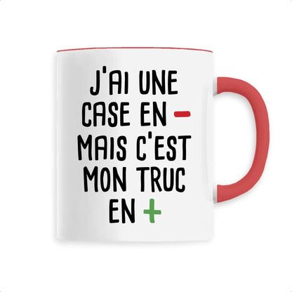 Mug J'ai une case en moins