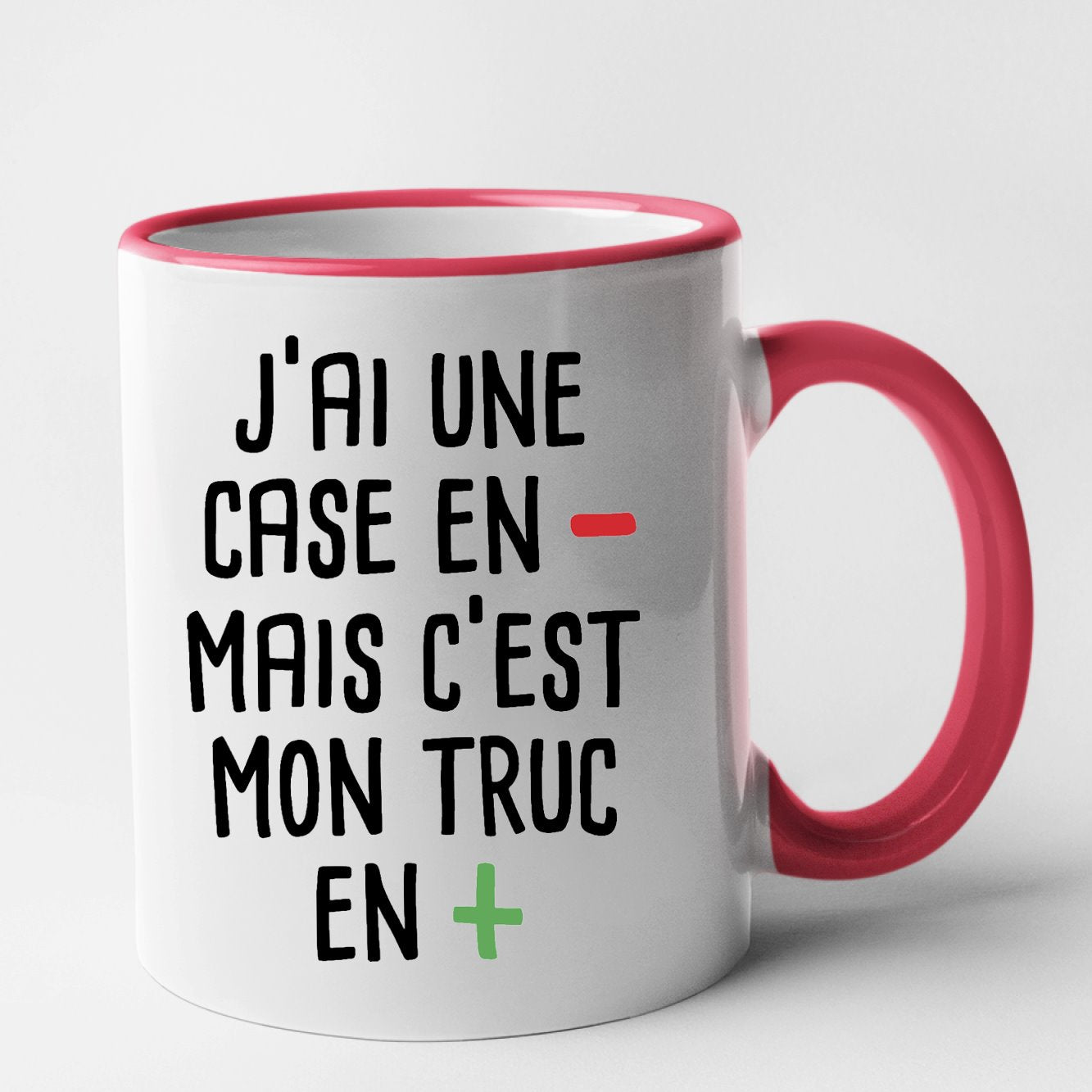 Mug J'ai une case en moins