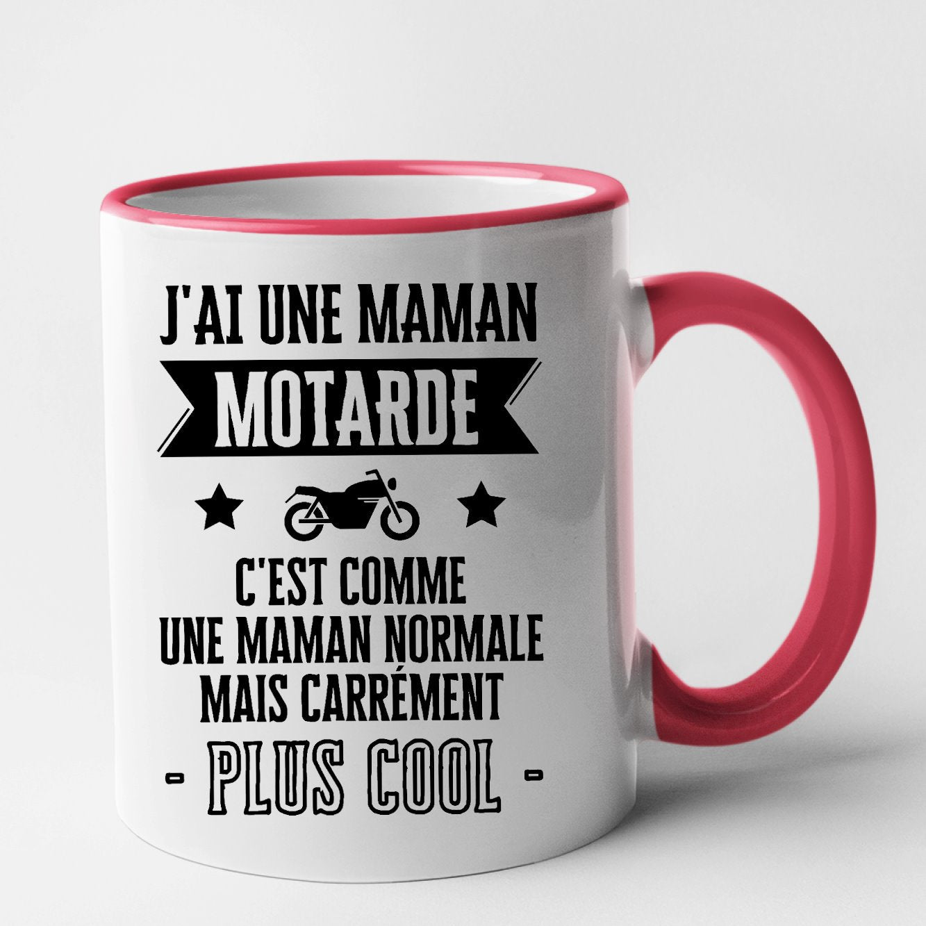 Mug J'ai une maman motarde