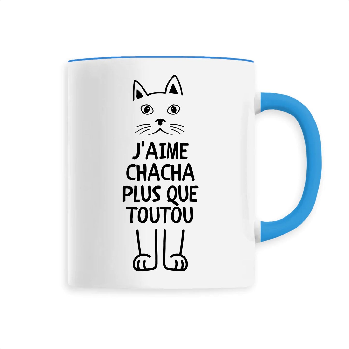 Mug J'aime chacha plus que toutou