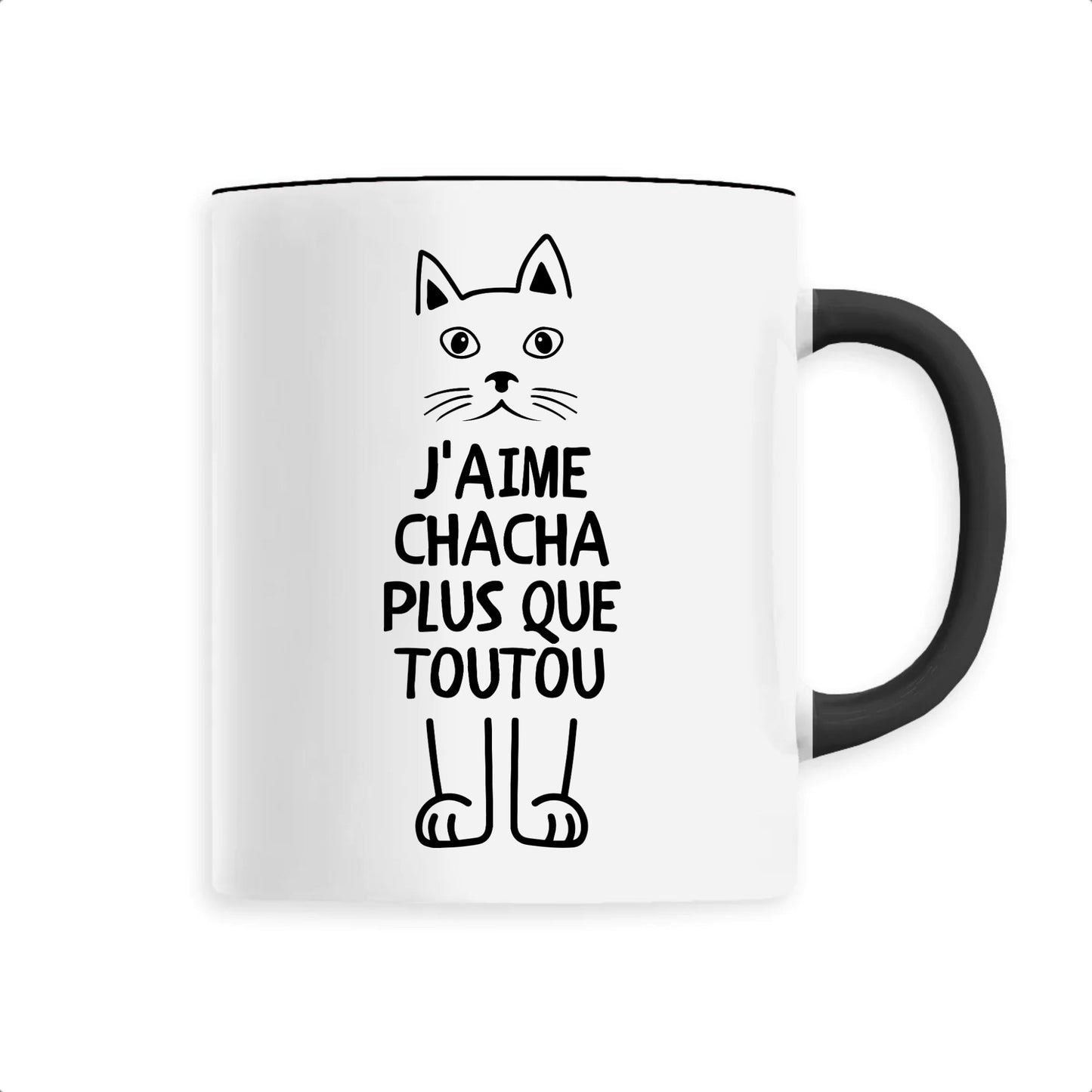 Mug J'aime chacha plus que toutou