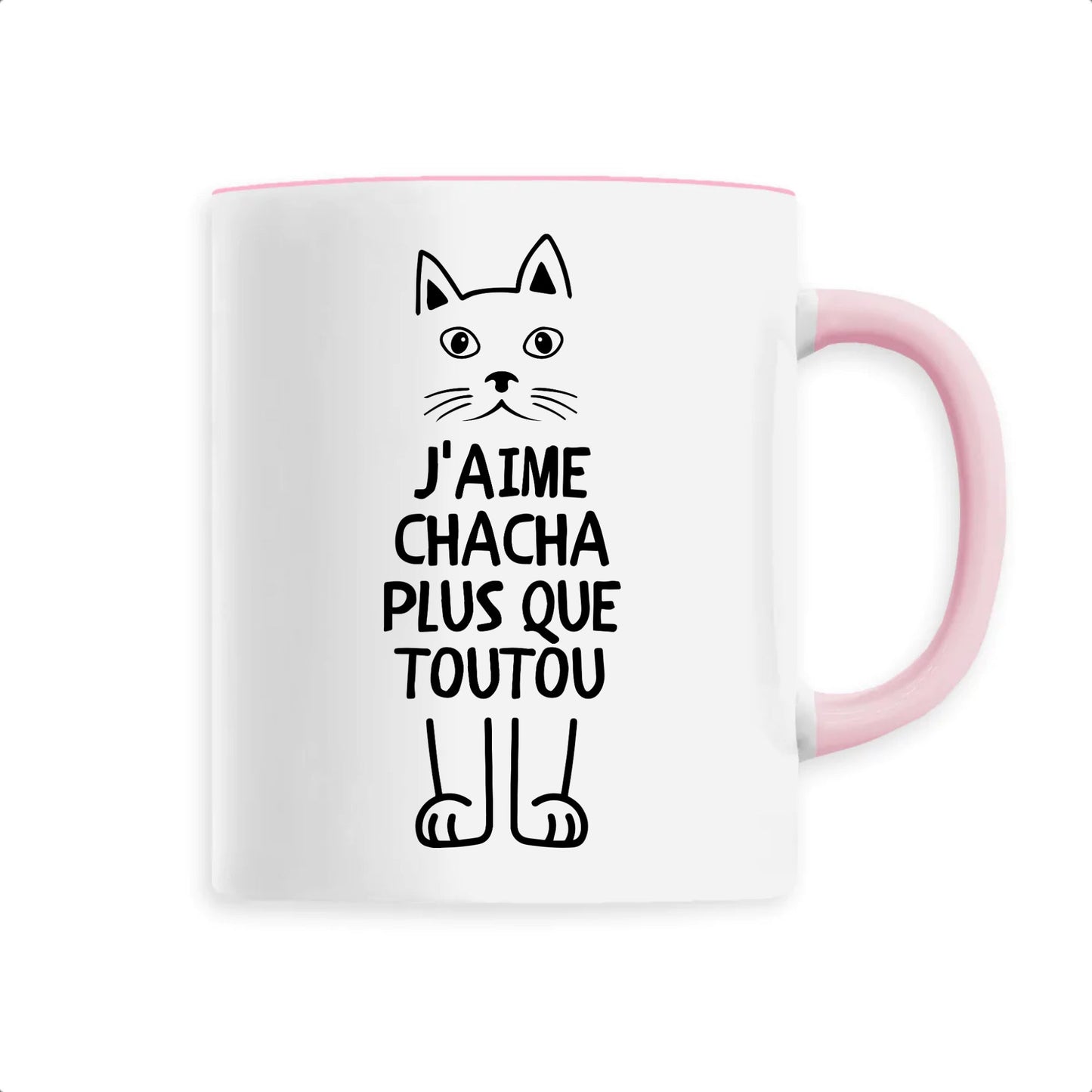 Mug J'aime chacha plus que toutou