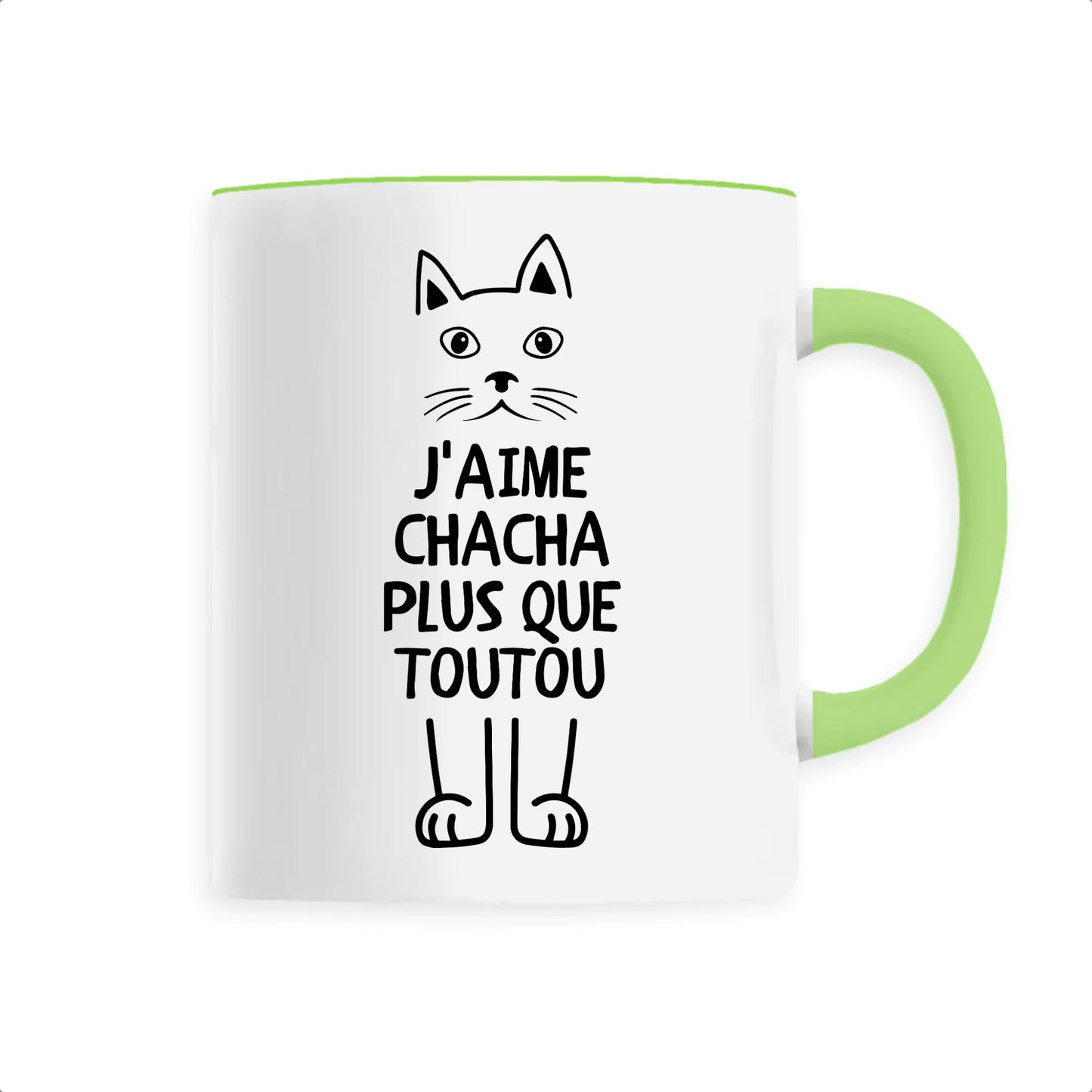 Mug J'aime chacha plus que toutou