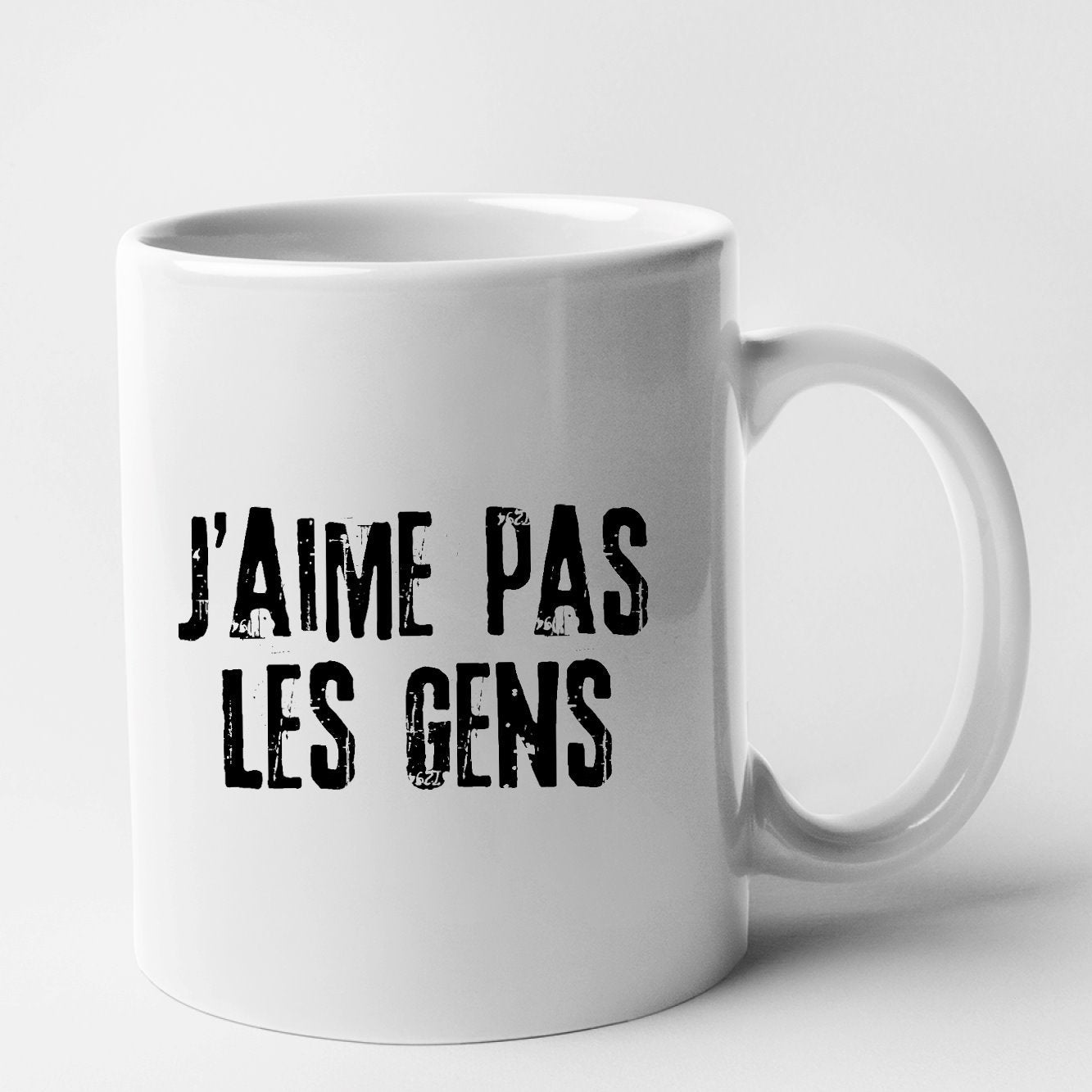 Mug J'aime pas les gens