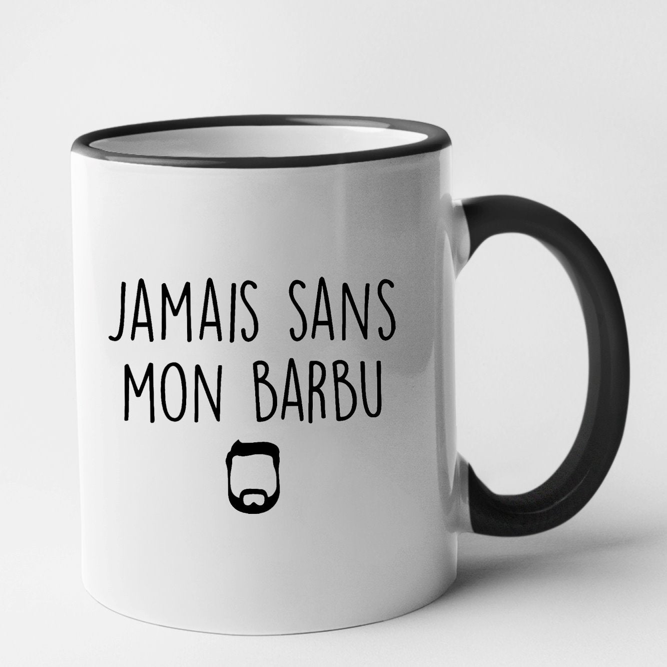 Mug Jamais sans mon barbu