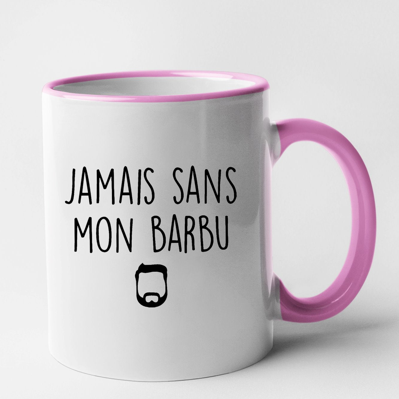 Mug Jamais sans mon barbu