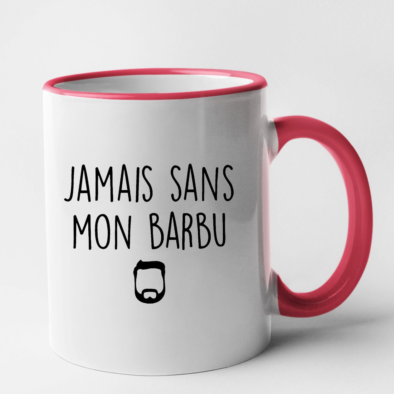 Mug Jamais sans mon barbu