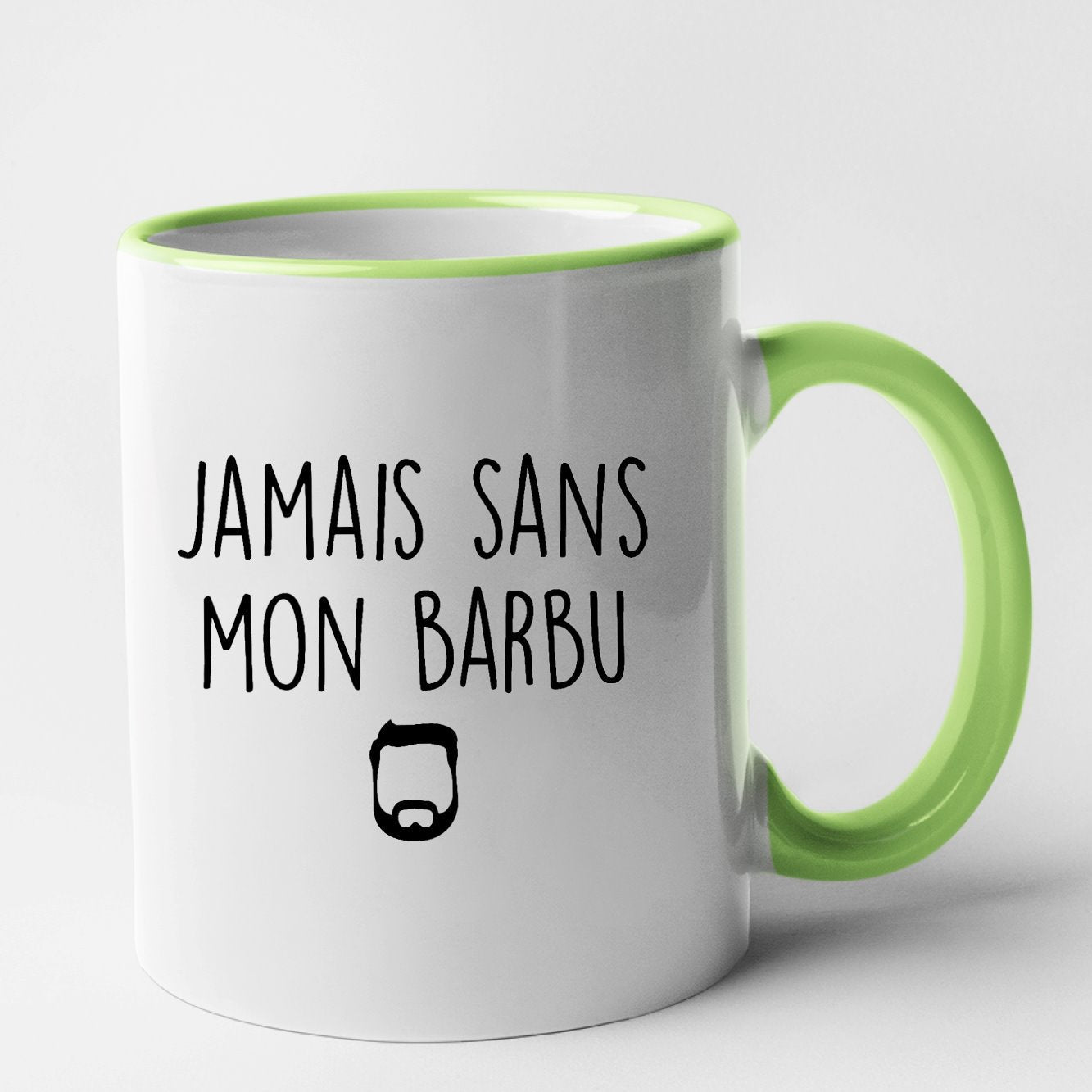 Mug Jamais sans mon barbu