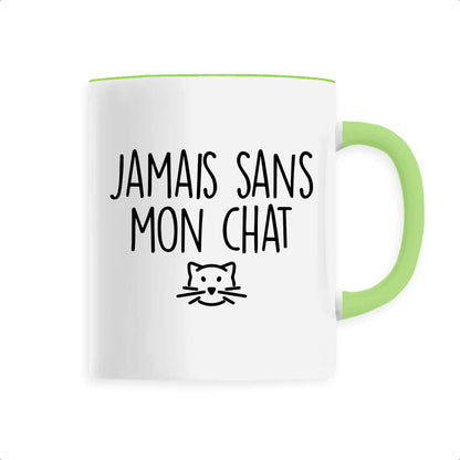 Mug Jamais sans mon chat