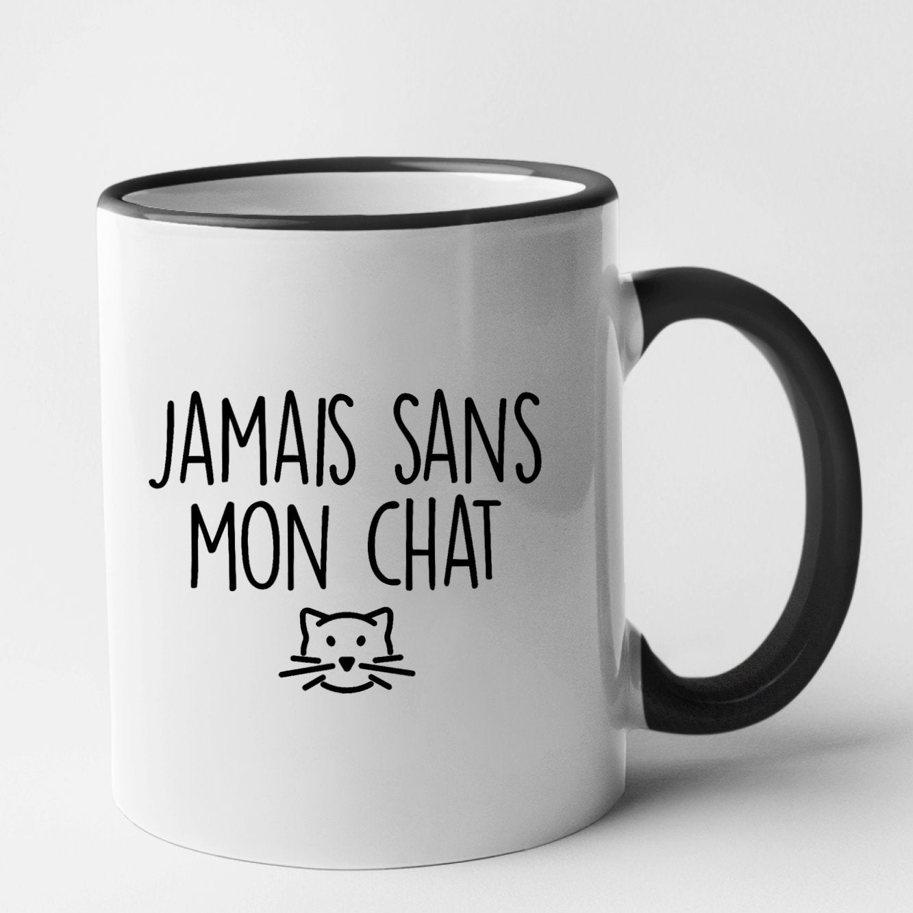 Mug Jamais sans mon chat