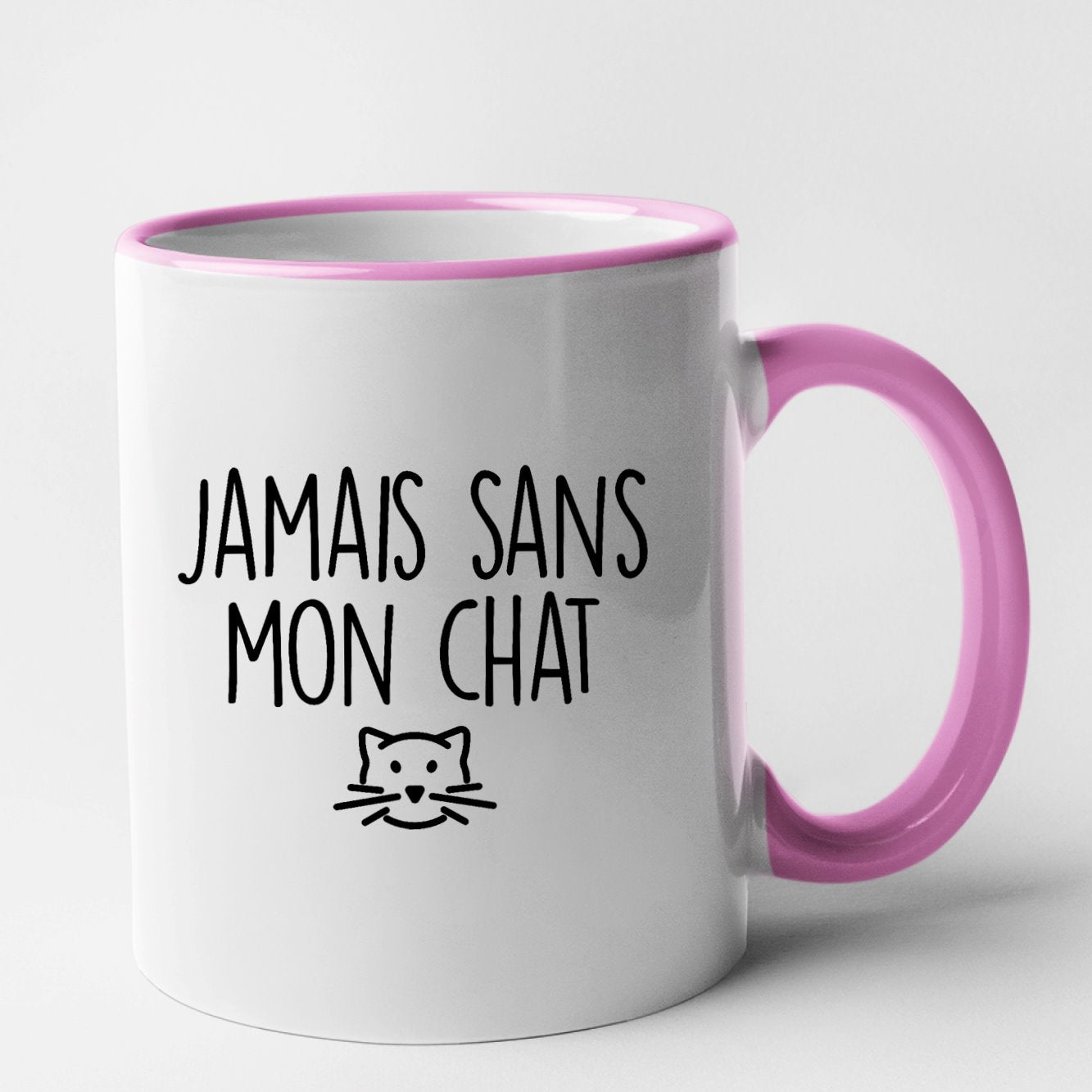 Mug Jamais sans mon chat