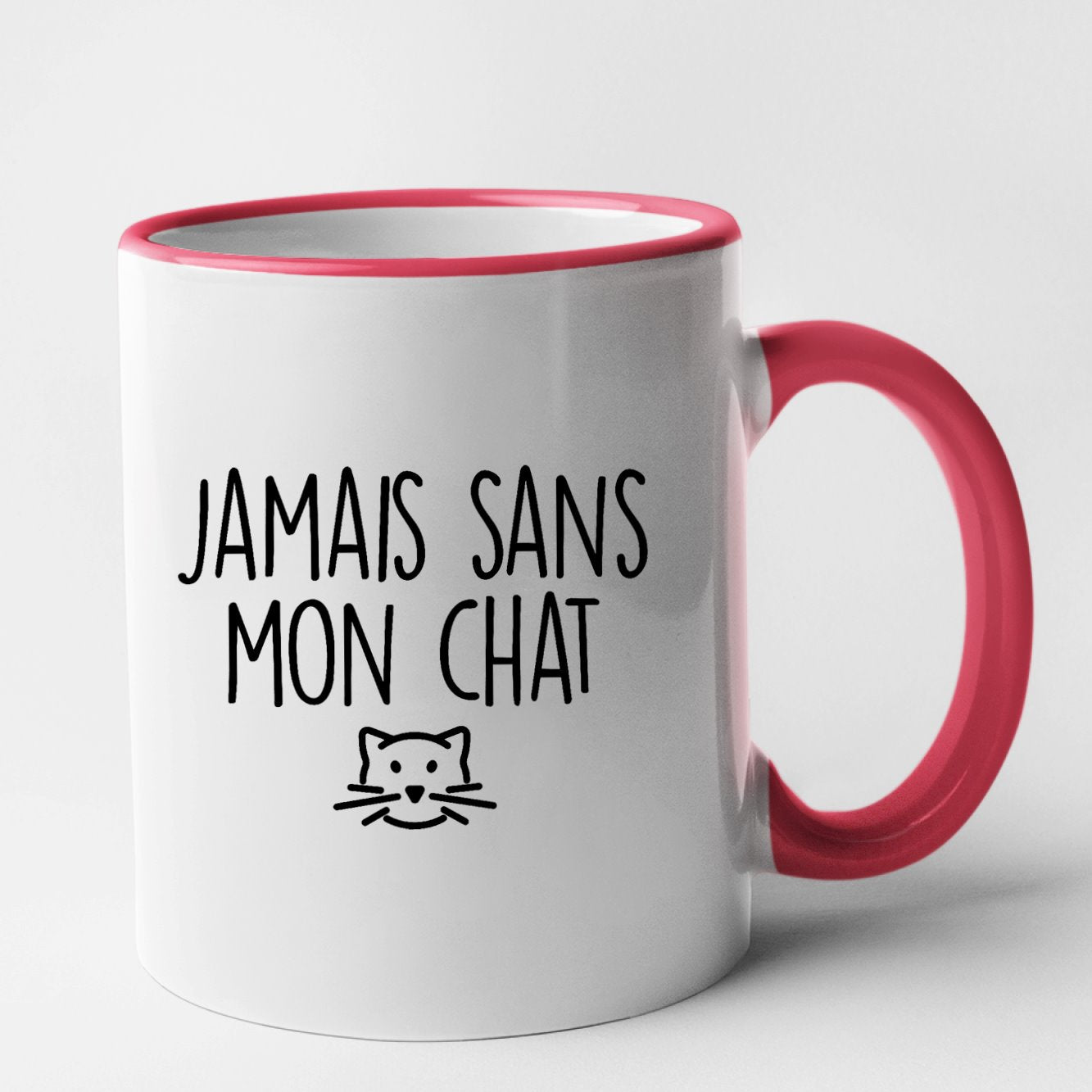 Mug Jamais sans mon chat