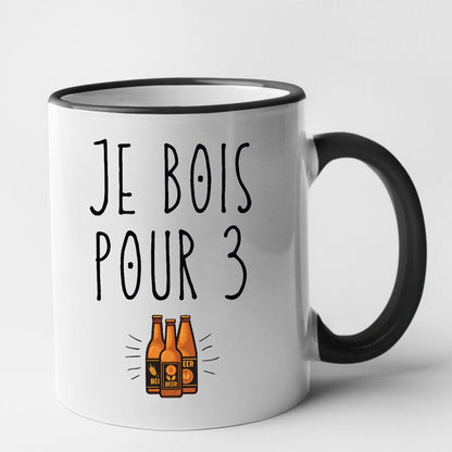 Mug Je bois pour 3