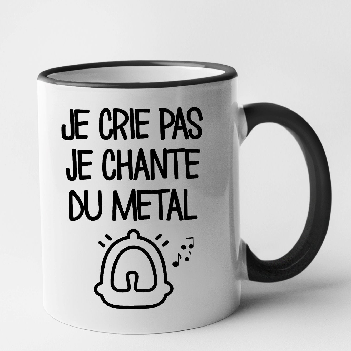 Mug Je crie pas je chante du métal