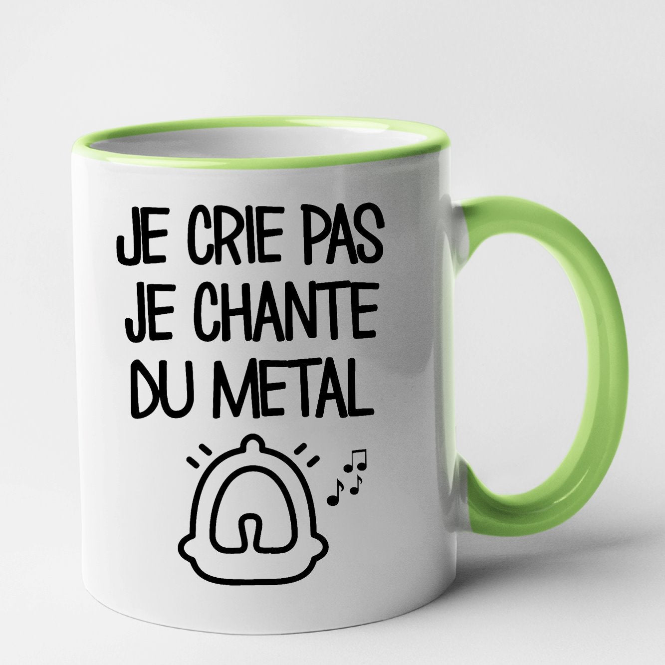 Mug Je crie pas je chante du métal