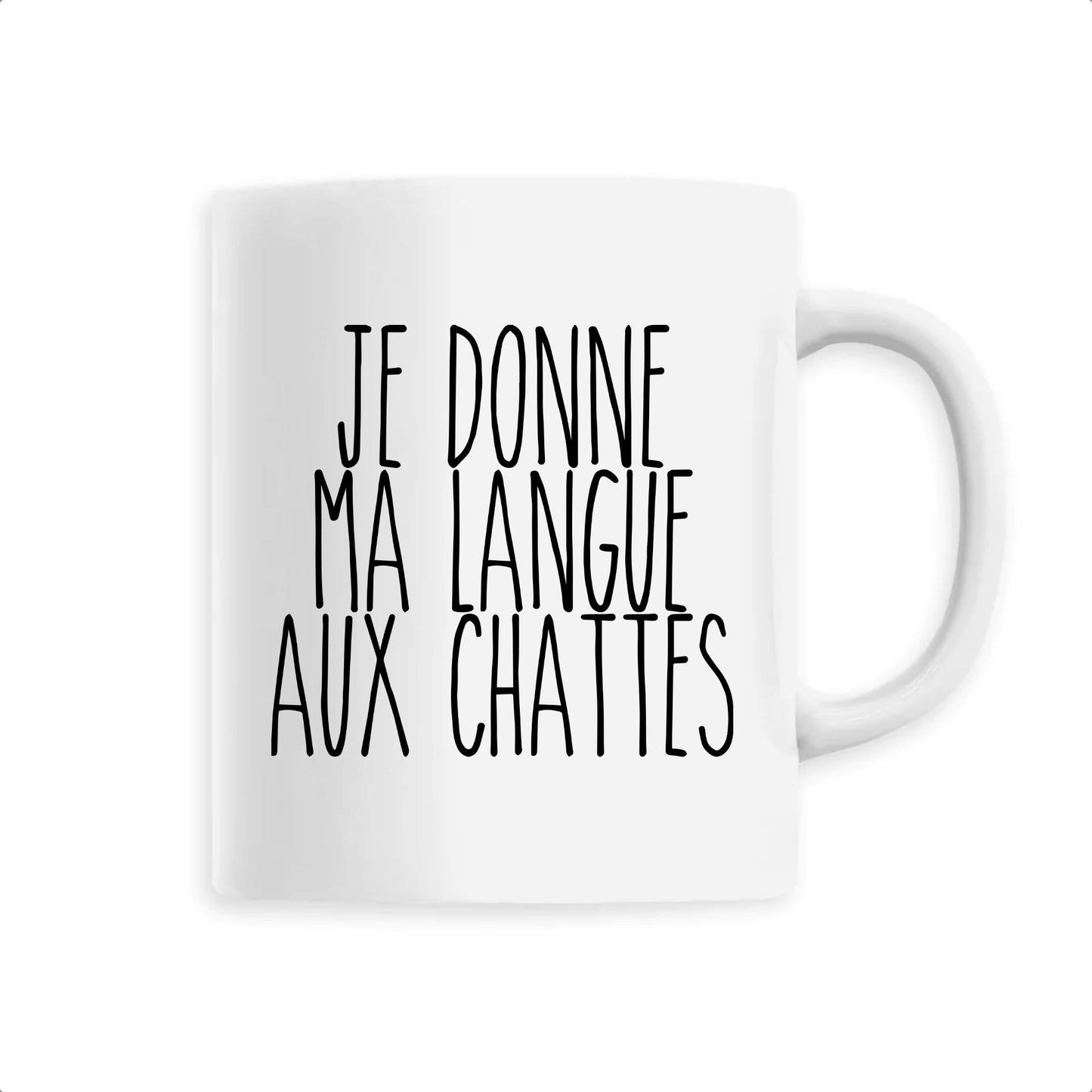 Mug Je donne ma langue aux chattes