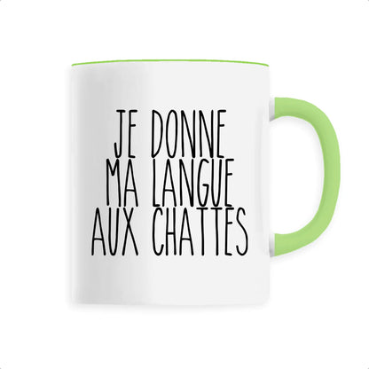 Mug Je donne ma langue aux chattes