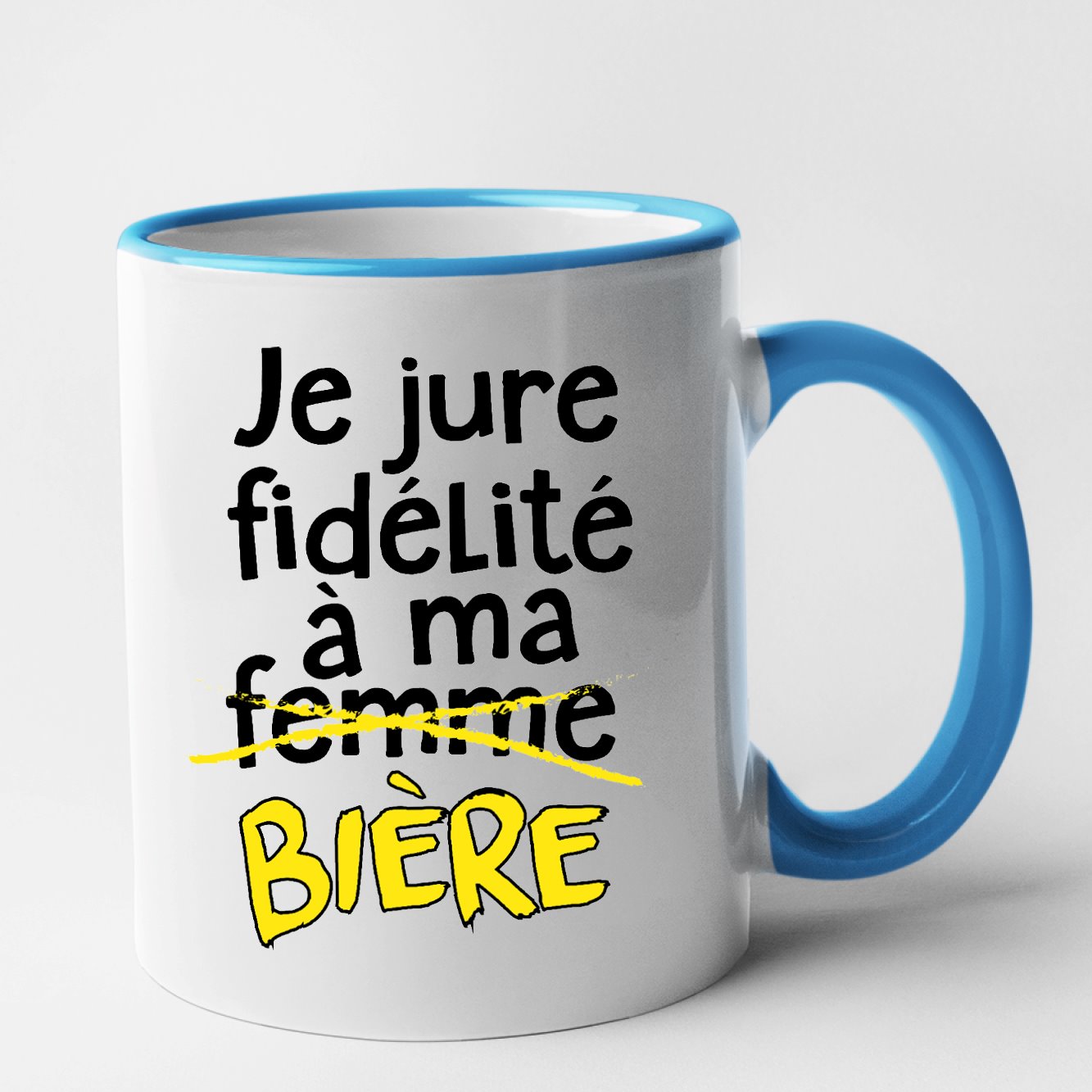 Mug Je jure fidélité à ma bière