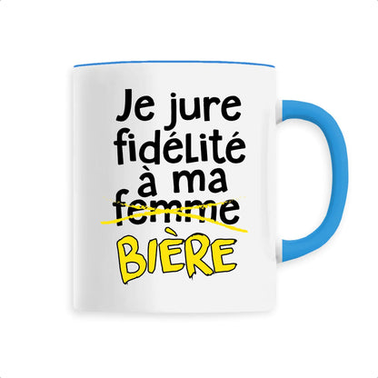 Mug Je jure fidélité à ma bière