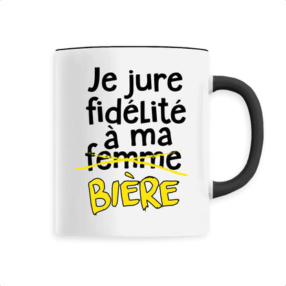 Mug Je jure fidélité à ma bière