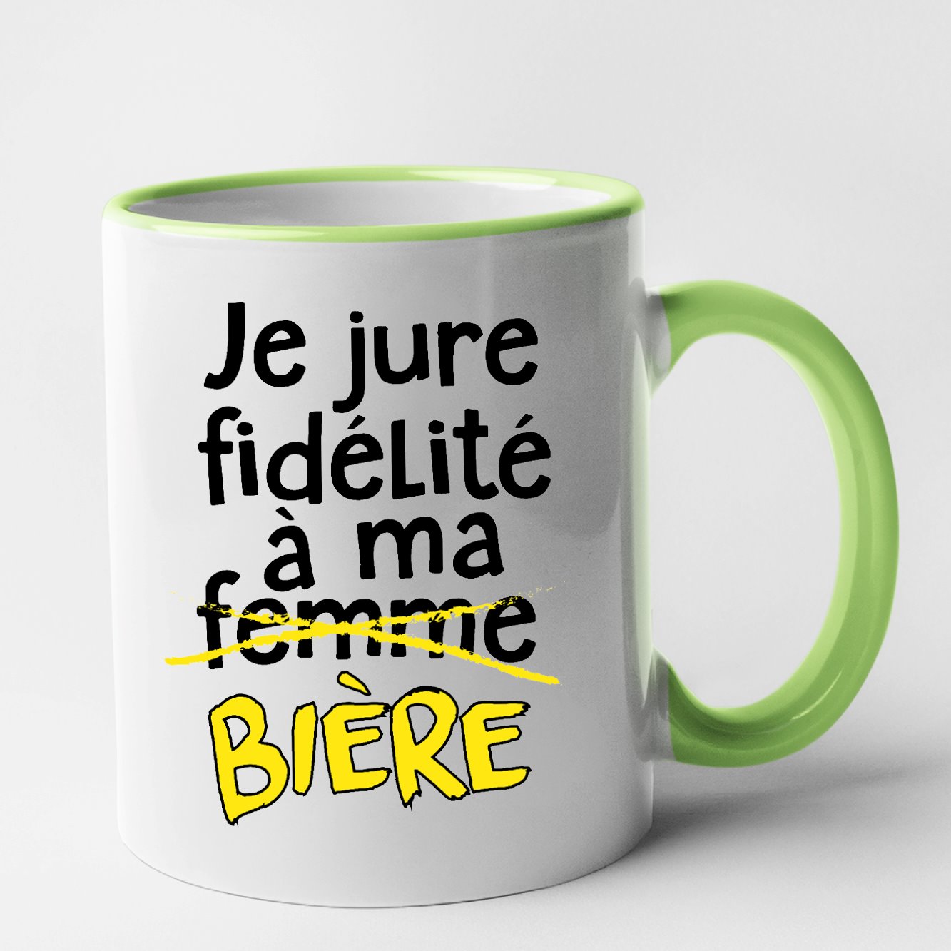 Mug Je jure fidélité à ma bière