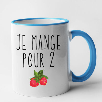 Mug Je mange pour 2