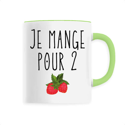 Mug Je mange pour 2