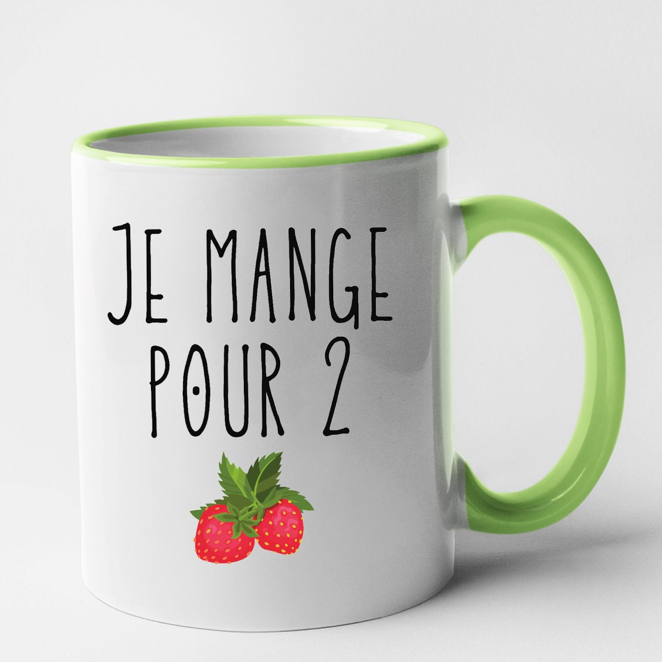 Mug Je mange pour 2