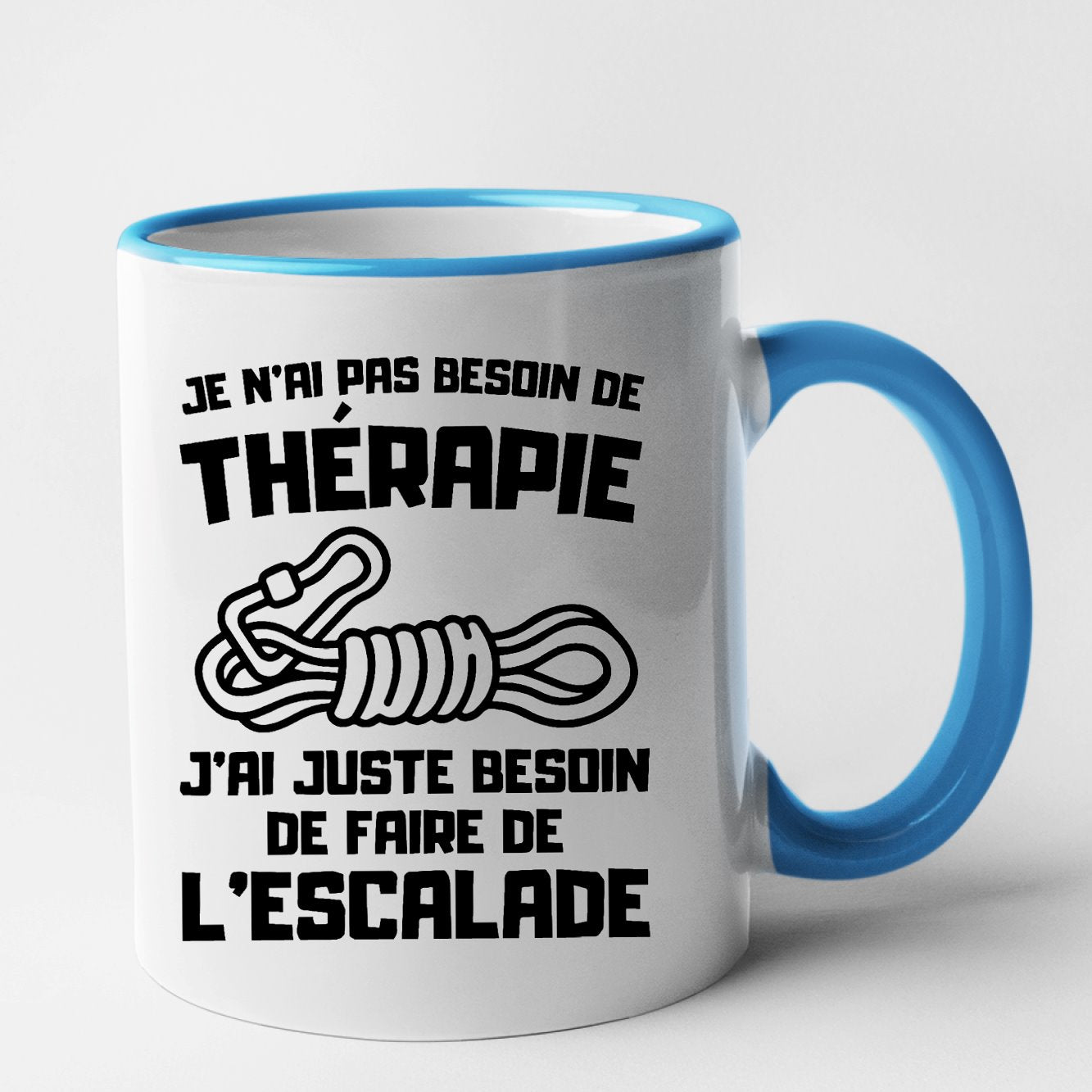 Mug Je n'ai pas besoin de thérapie juste d'escalade