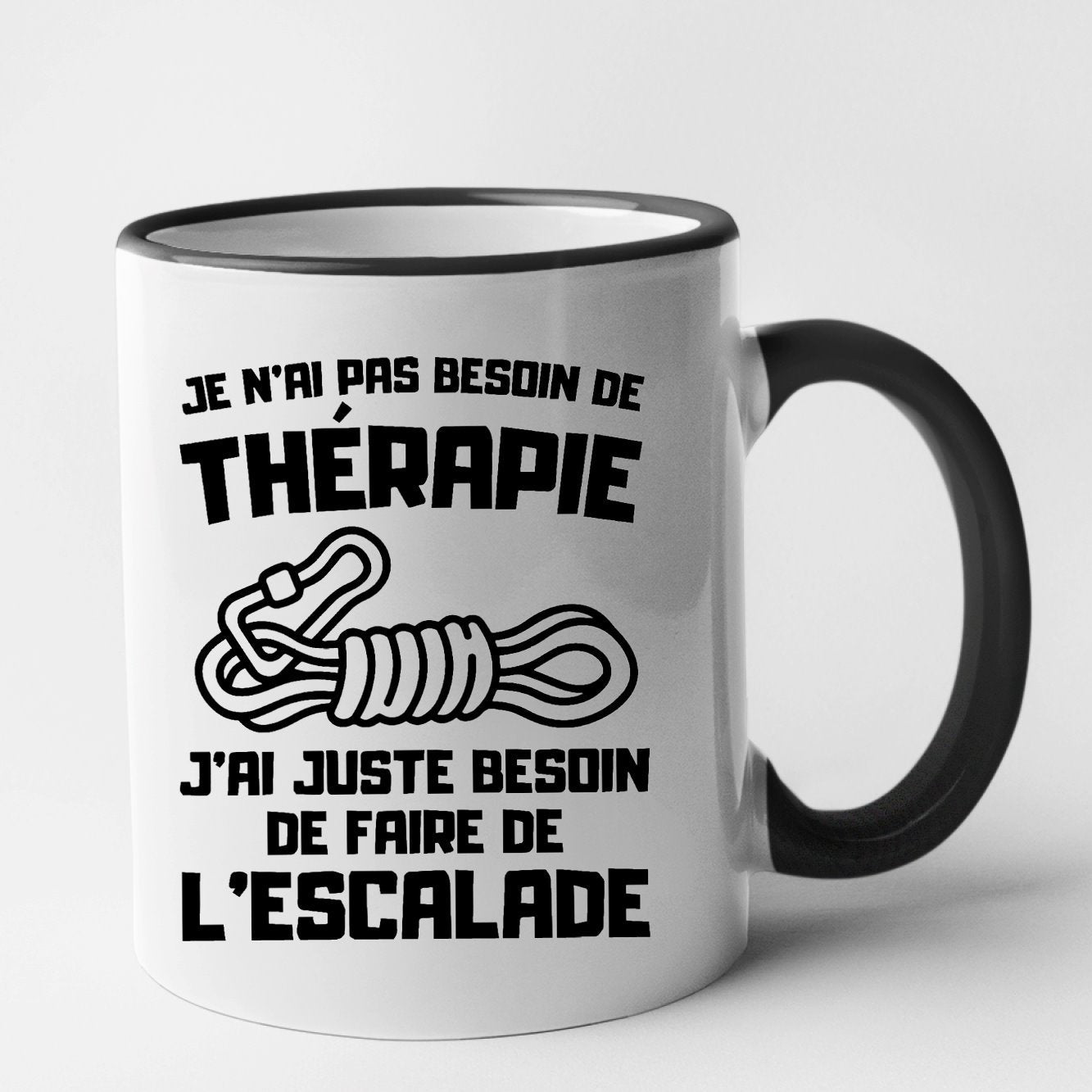 Mug Je n'ai pas besoin de thérapie juste d'escalade