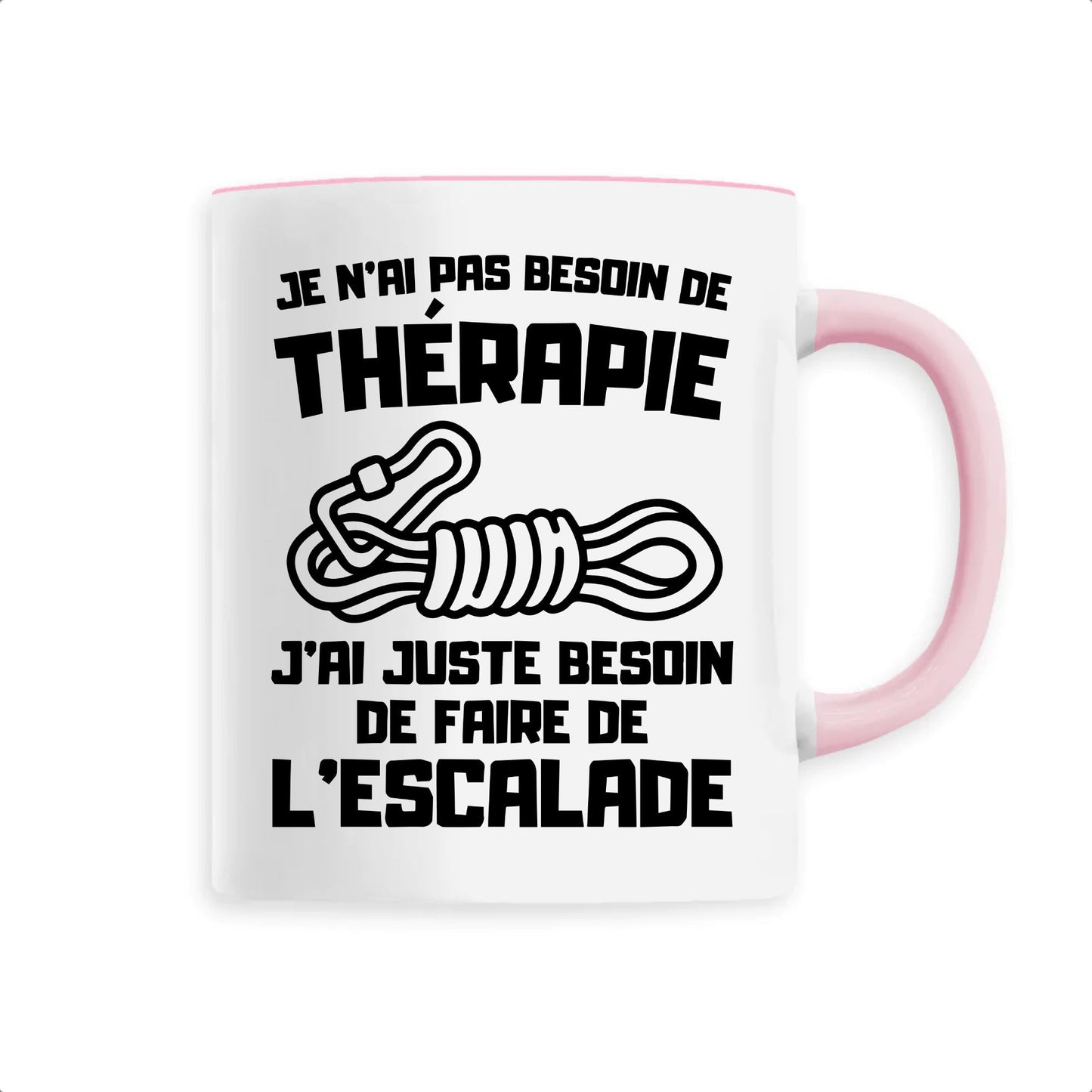 Mug Je n'ai pas besoin de thérapie juste d'escalade