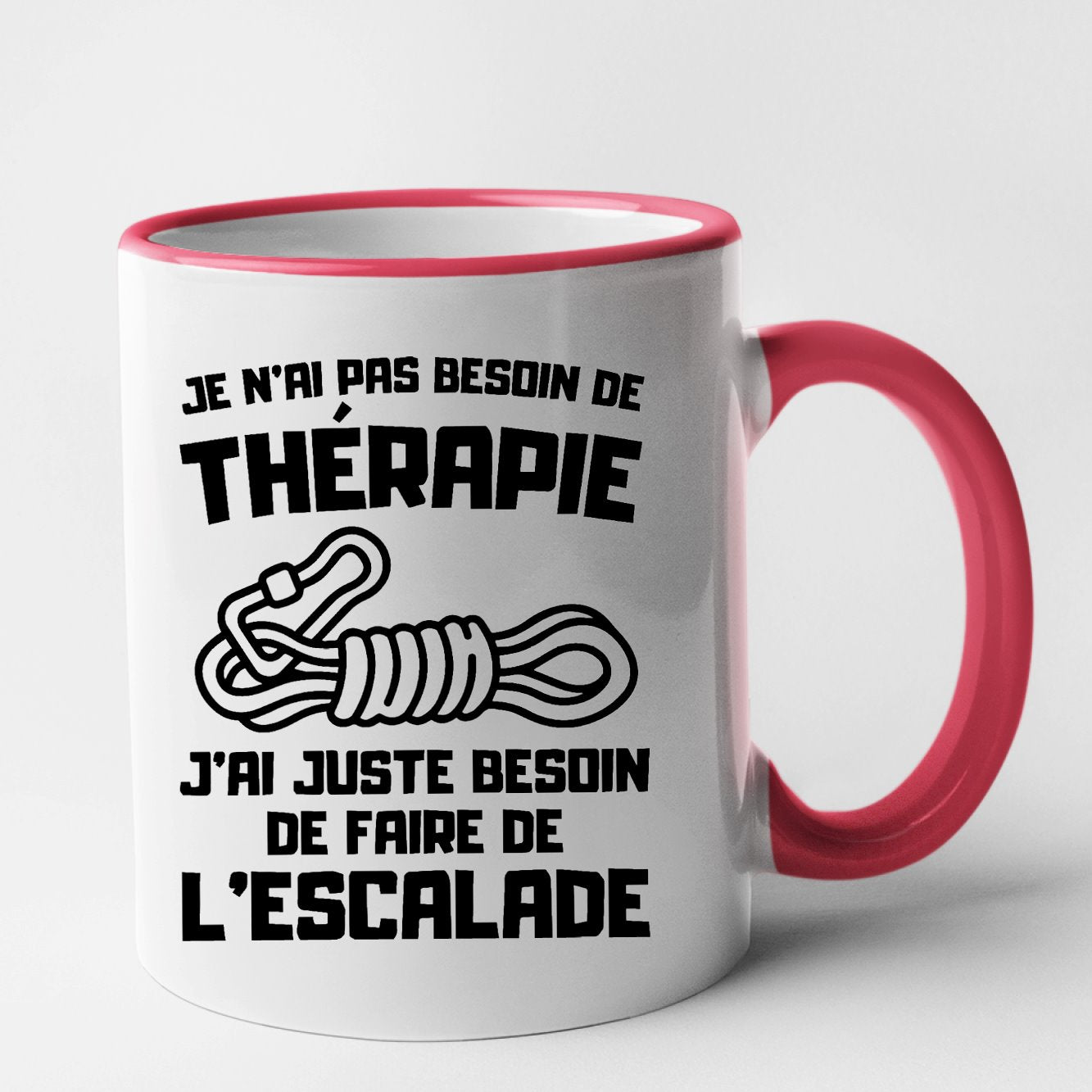 Mug Je n'ai pas besoin de thérapie juste d'escalade