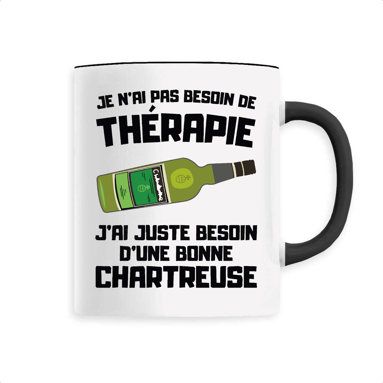 Mug Je n'ai pas besoin de thérapie juste d'une chartreuse