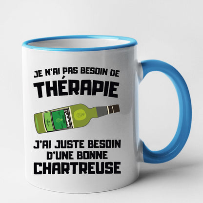 Mug Je n'ai pas besoin de thérapie juste d'une chartreuse