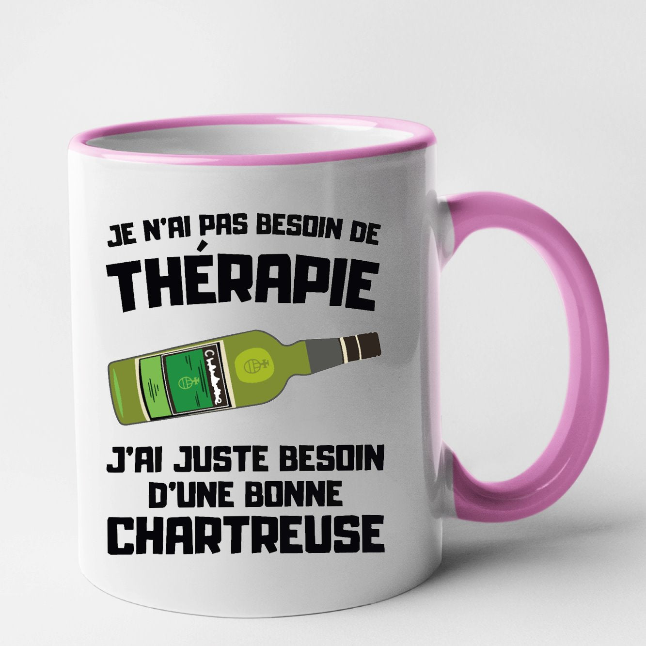 Mug Je n'ai pas besoin de thérapie juste d'une chartreuse