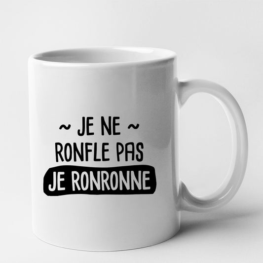 Mug Je ne ronfle pas je ronronne